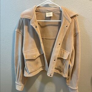 Elle Women's Cream Teddy Jacket